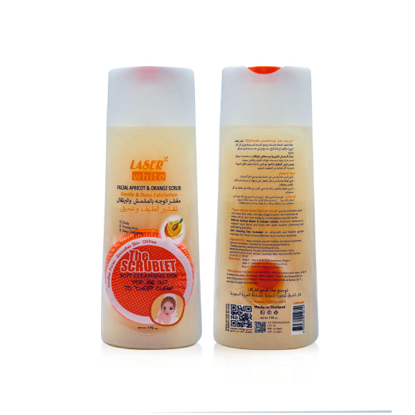 Laser White Laser White Face Scrub 175ml With Apricot And Orange
