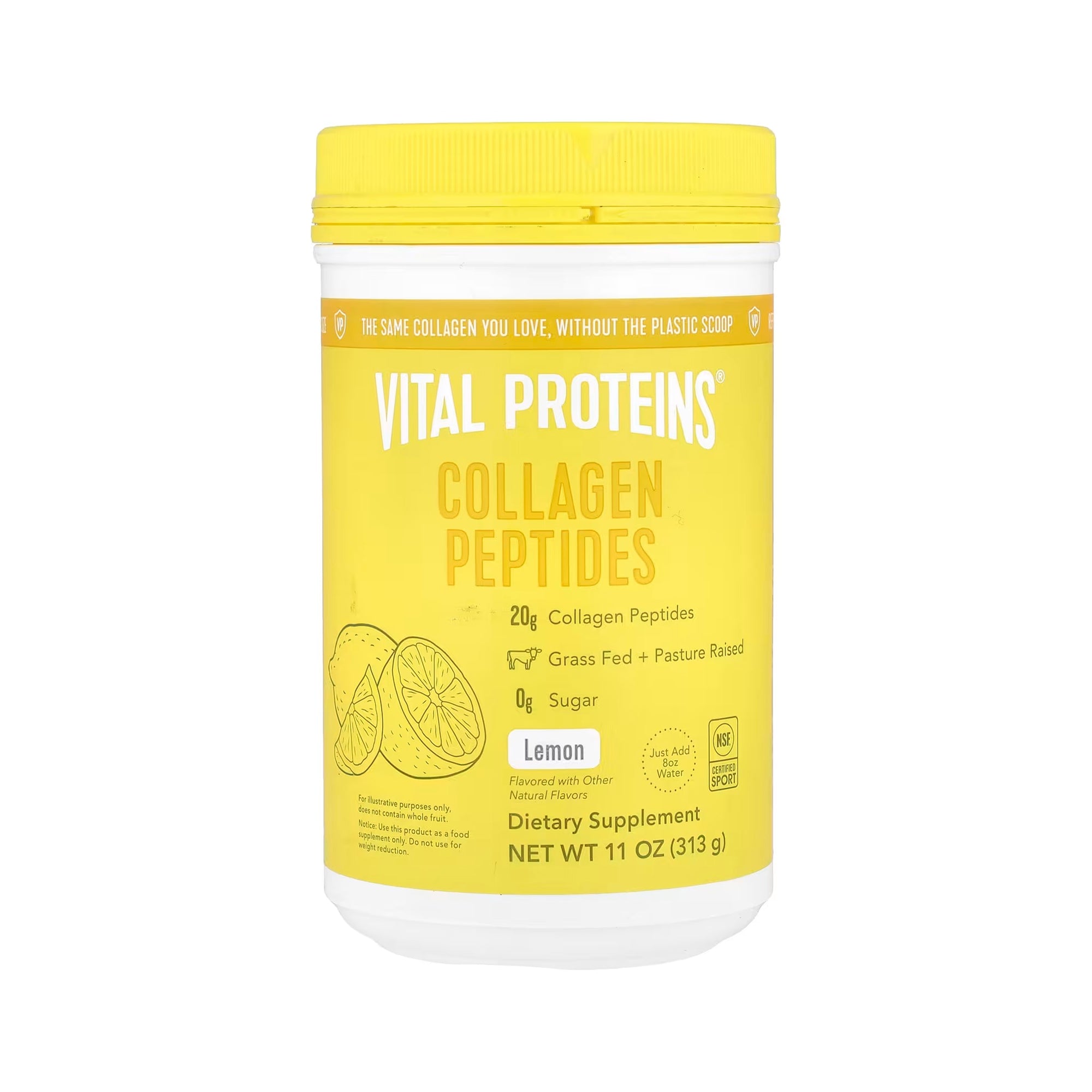 Vital Proteins ببتيدات الكولاجين (ليمون) 313g