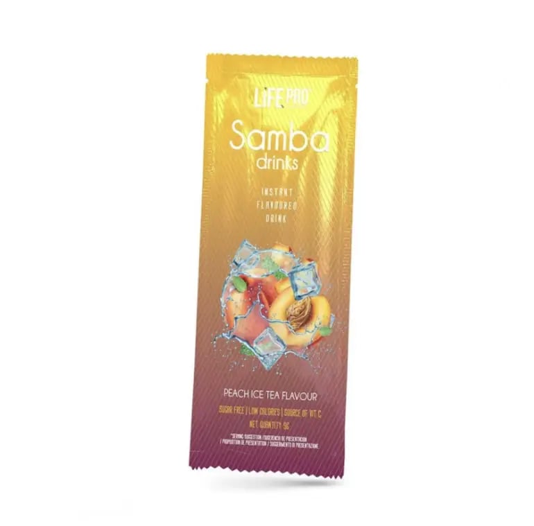 LIFE PRO SAMBA PEACH ICE TEA - 12 Sachets
