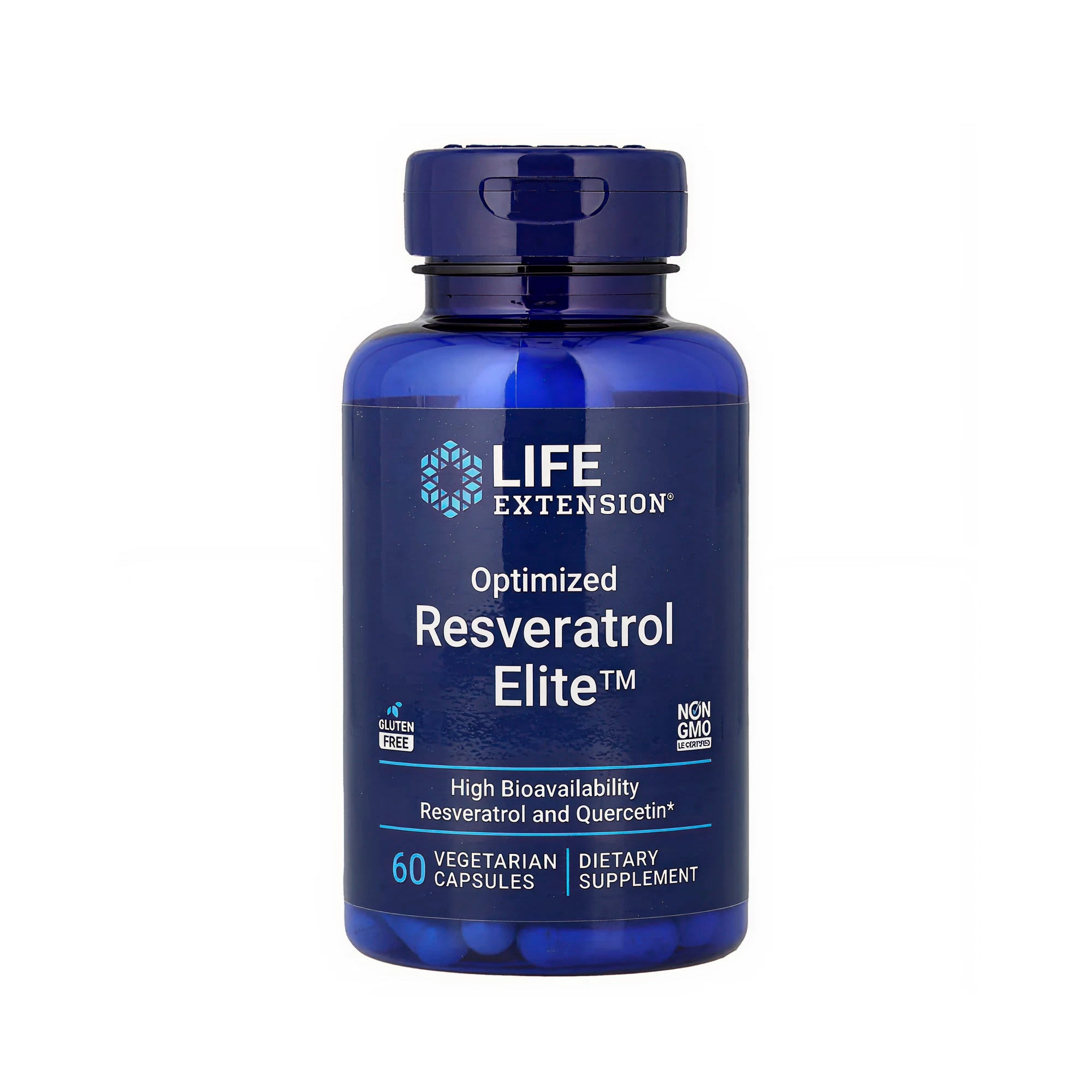 Life Extension Optimized Resveratrol Elite - 60 Vegetarian Capsules