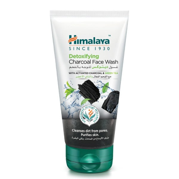 Himalaya Face Wash 150ml Detoxifying Charcoal And Green Tea
