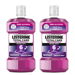 غسول الفم Listerine Total Care 500 مل – 1+1 مجانًا