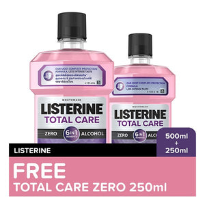 غسول الفم Listerine Total Care بالنعناع - 500 مل بالإضافة إلى 250 مل مجانًا
