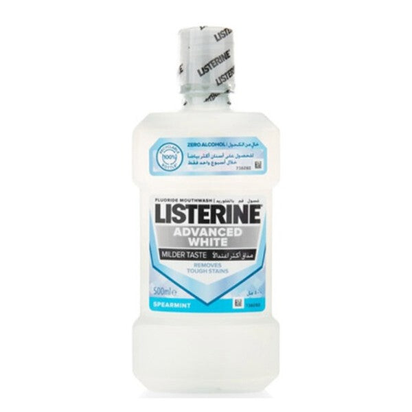 Listerine Listerine Mouth Wash 500ml Advanced White With Mint