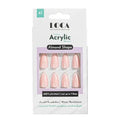 Loca-Nails-A5-Almond-Shape-Pink-French-