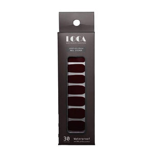 Loca Loca Nail Polish Winner Adhesive Burgundy