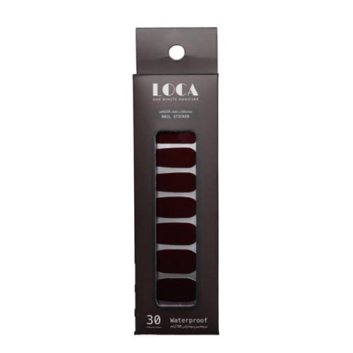 Loca Loca Nail Polish Winner Adhesive Burgundy