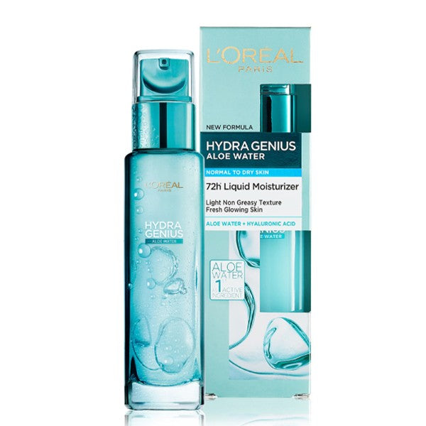 Loreal Loreal Gel 70ml Hydra Genius Aloe Water Normal to Dry skin
