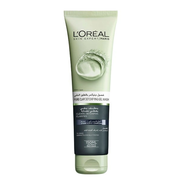 Loreal Loreal Face Wash 150ml Pure Clay Detoxifying With Charcoal