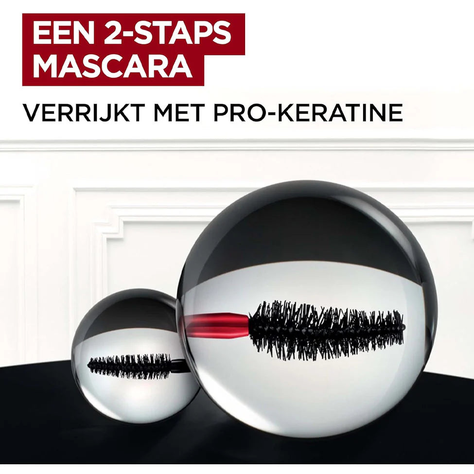 L'Oréal Pro XXL Lift Mascara – Volumizing and Lengthening Black, 12ml