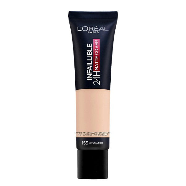 Loreal Makeup Loreal Makeup Foundation Infallible 24H Matte Cover 155 Natural Rose