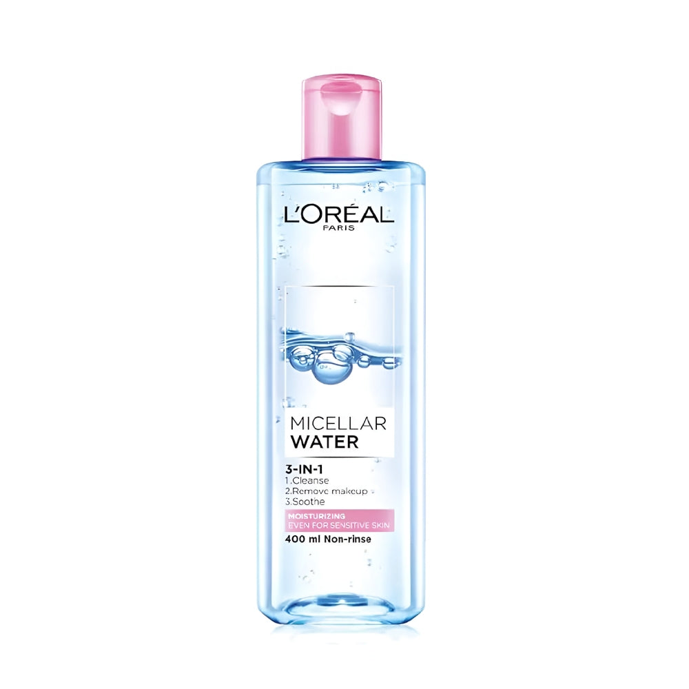 Loreal Loreal Micellar Water Makeup Remover 400ml 3-IN-1 Moisturizing