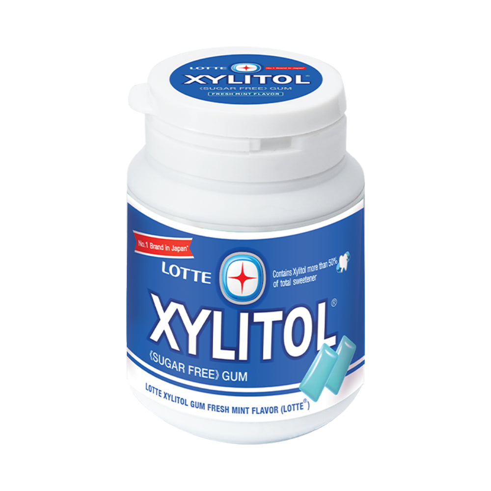 Lotte-Xylitol-Chew-Gum-58g-Sugar-Free-With-Refreshing-Mint-