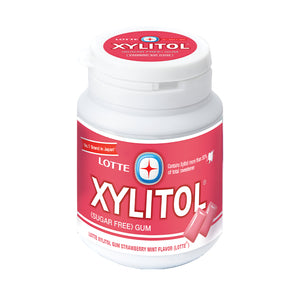 Lotte-Xylitol-Chew-Gum-58g-Sugar-Free-With-Strawberry-And-Mint-