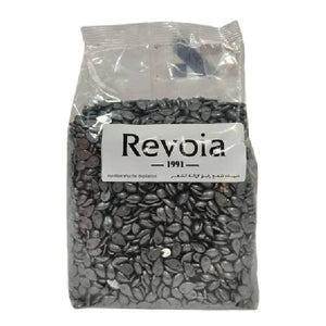 Revoia شمع إزالة الشعر بالفيلم الساخن 1000 جرام أسود