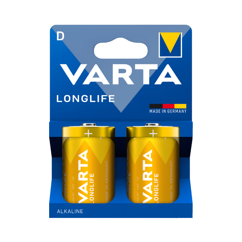 Varta Battery 2pc Long Life D