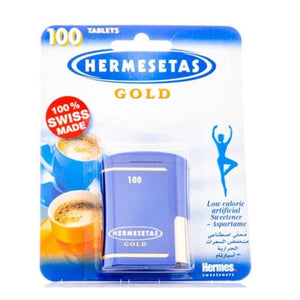 Hermesetas sweetener 100pc calorie free gold
