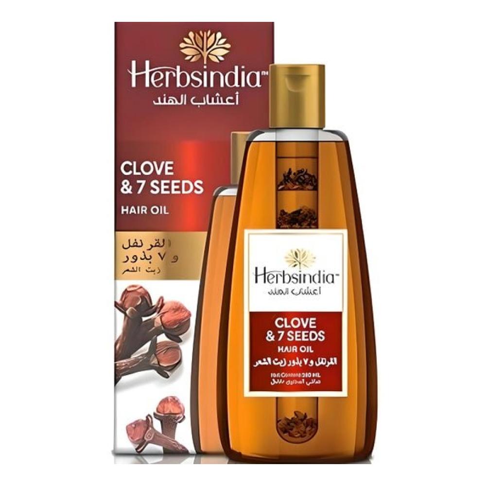 Herbs India Hair Oil 180ml Clove And 7 Seeds