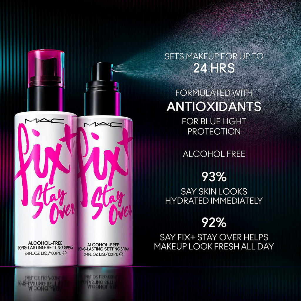 MAC Fix+ Stay Over Makeup Setting Spray – مثبت طويل الأمد 100 مل