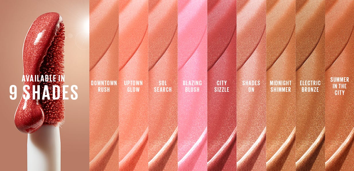 أحمر خدود سائل من مايبيلين سانكيسر – مكياج وجه ندي يدوم طويلاً