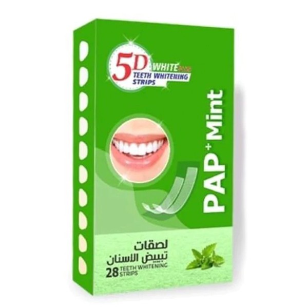 5D 5D Teeth Whitening Strips 28Strips White Plus Mint