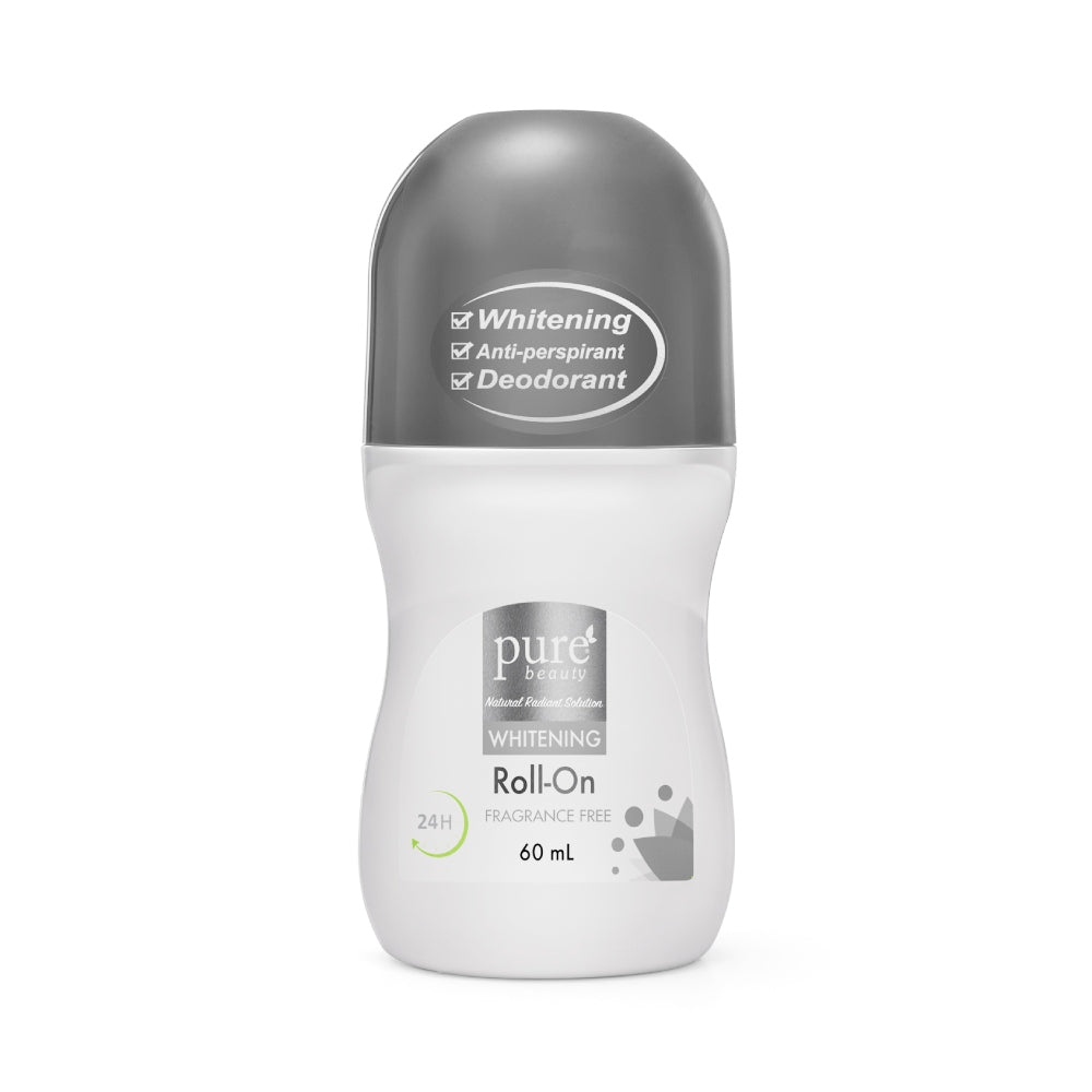 مزيل العرق Pure Beauty رول أون 60 مل مبيض بدون عطر