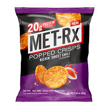 MET-RX - Popped Crisps 20G PROTEIN - Sweet Chili 64g
