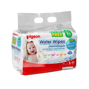 مناديل مبللة للأطفال من Pigeon 82 منديل 2+1 مجانًا