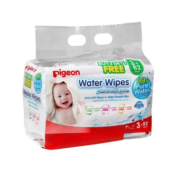 Pigeon Baby Wipes 82Wipes 2+1 Free