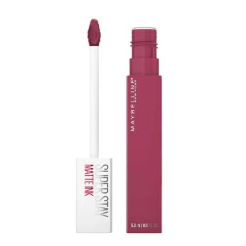 Maybelline lipstick super stay matte ink 155 savant, rose pink