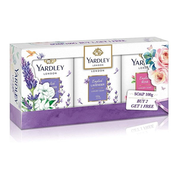 صابون Yardly Bar 100 جرام 2+1 مجانًا