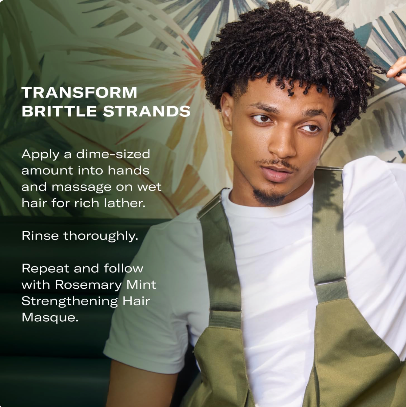 Mielle Rosemary Mint Strengthening Hair Shampoo - 355ml Bottle