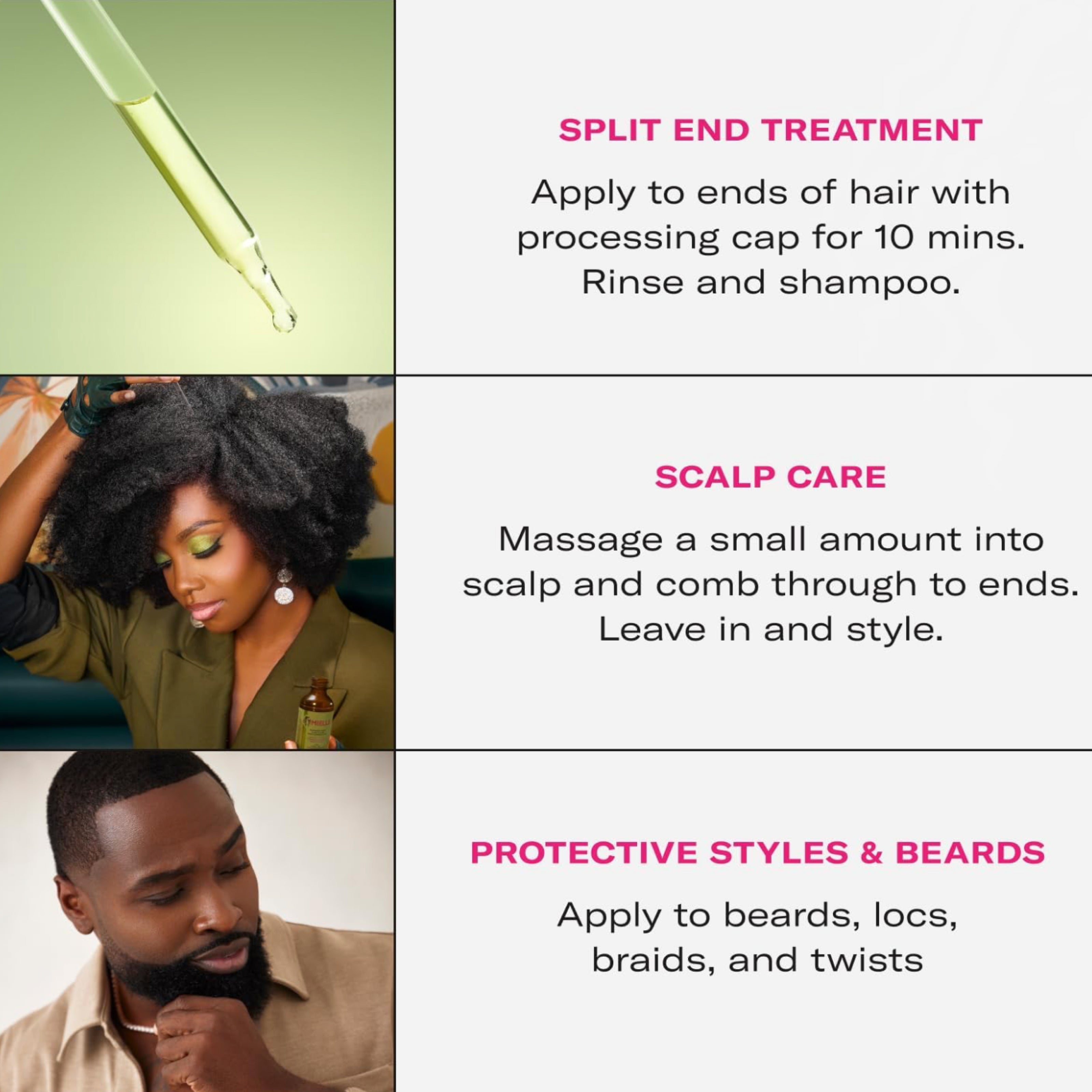 زيت شعر مييل 59 مل بالروزماري والنعناع