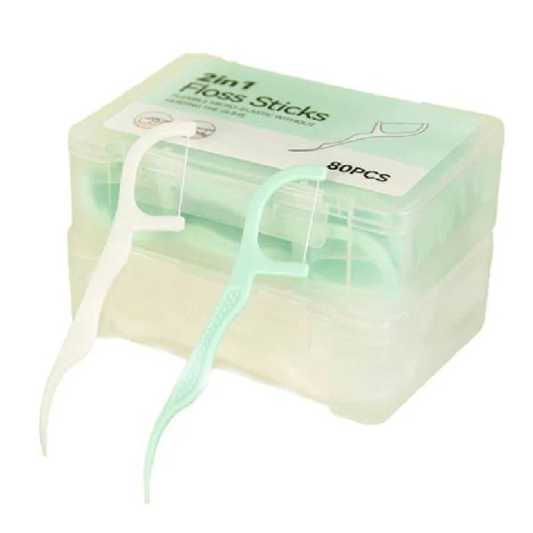 Minigood Minigood Dental Floss 80pc With Sodium Fluorine L