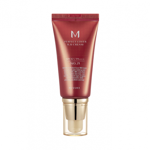 Missha M Perfect Cover Liquid Foundation – Long-Lasting Natural Finish