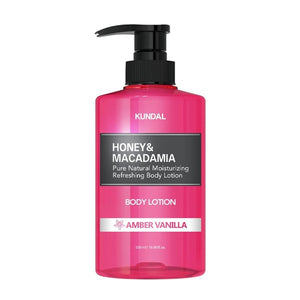Kundal Body Lotion 500ml With Honey And Macadamia Amber And Vanilla Scent