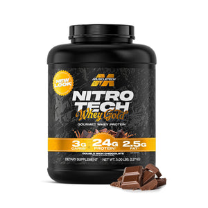 MuscleTech NitroTech 100% Whey Gold – Double Rich Chocolate