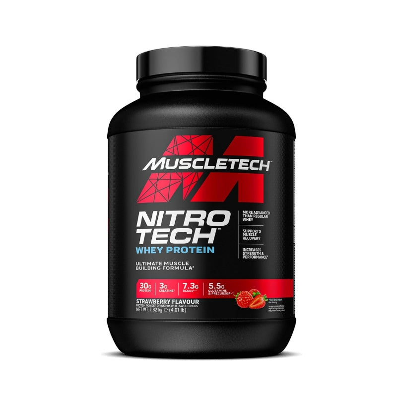 MuscleTech NitroTech Strawberry 4lbs