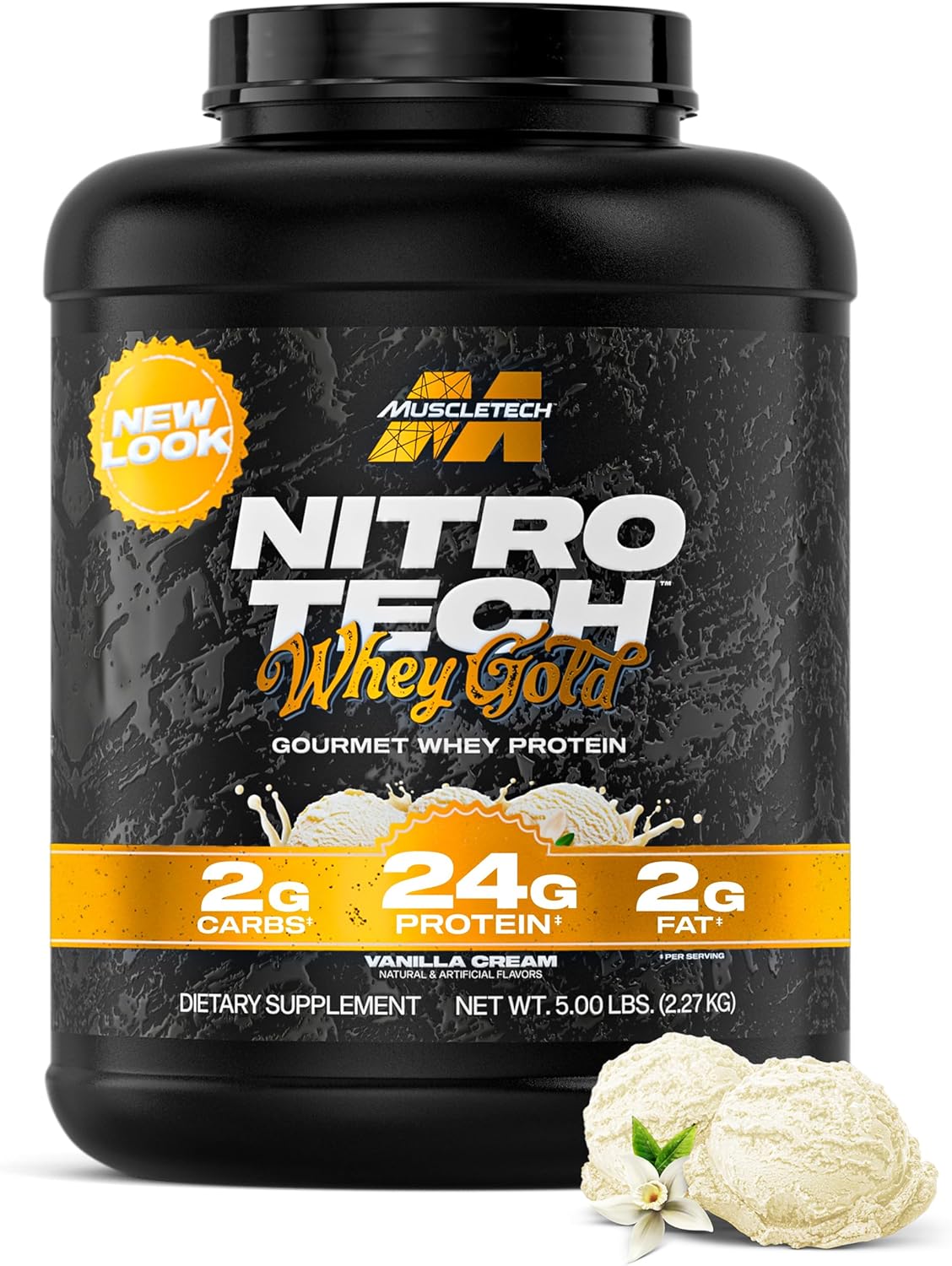 MuscleTech NitroTech 100% Whey Gold – Double Rich Chocolate