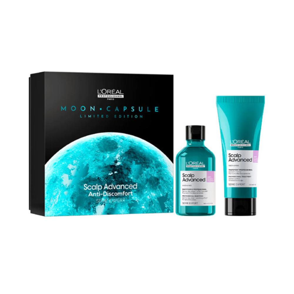 LOREAL PROFESSIONNEL Loreal Professionnel Kit Moon Capsule Scalp Advanced (Shampoo 300ml+Mask 250ml)