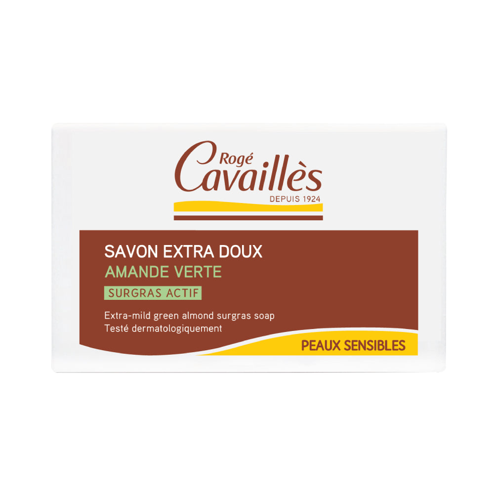 Cavailles Bar Soap 150g Moisturizer For Sensitive Skin With Green Almond