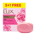 صابون لوكس 75 جرام 5+1 مجاناً برائحة الورد الناعمة