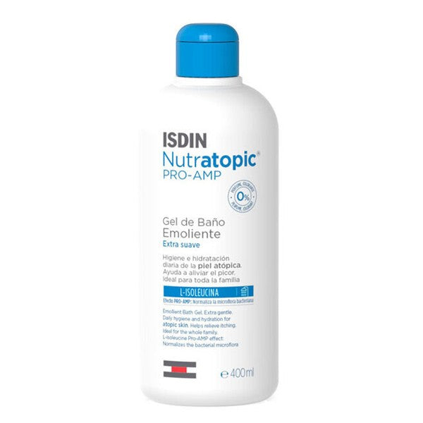 جل الاستحمام ISDIN 400 مل يعالج الأكزيما والنتوءات الجلدية Neutratopic Pro