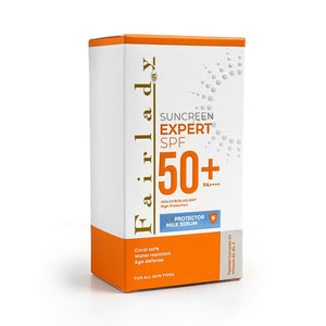 Fairlady Fluid Sunscreen 50ml SPF 50+ PA++++ For UV Rays With Milk Extract