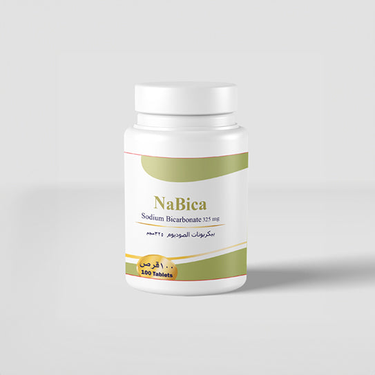 Nabica 325 Sodium Bicarbonate Dietary Supplement – 100 Tablets
