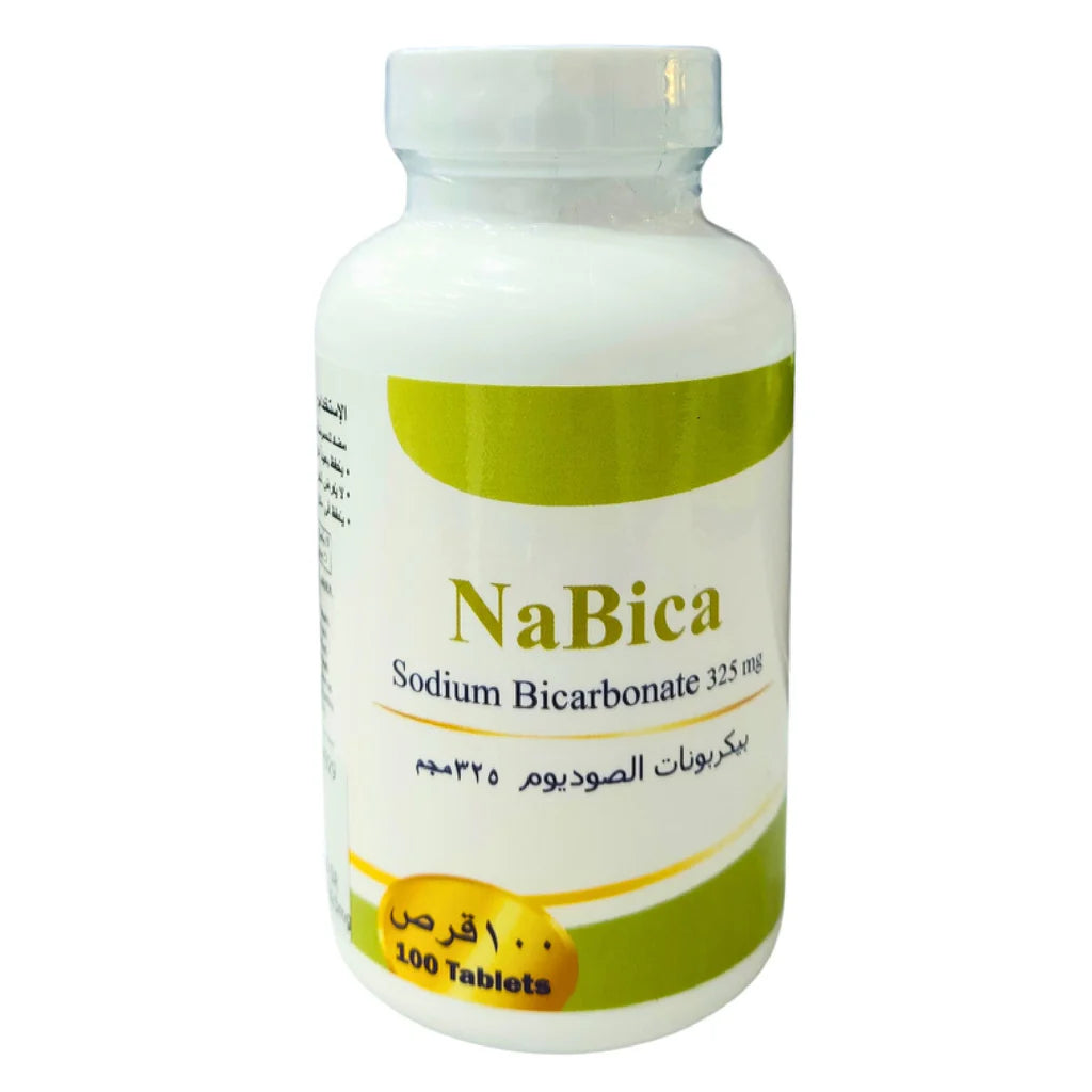 Nabica 325 Sodium Bicarbonate Dietary Supplement – 100 Tablets