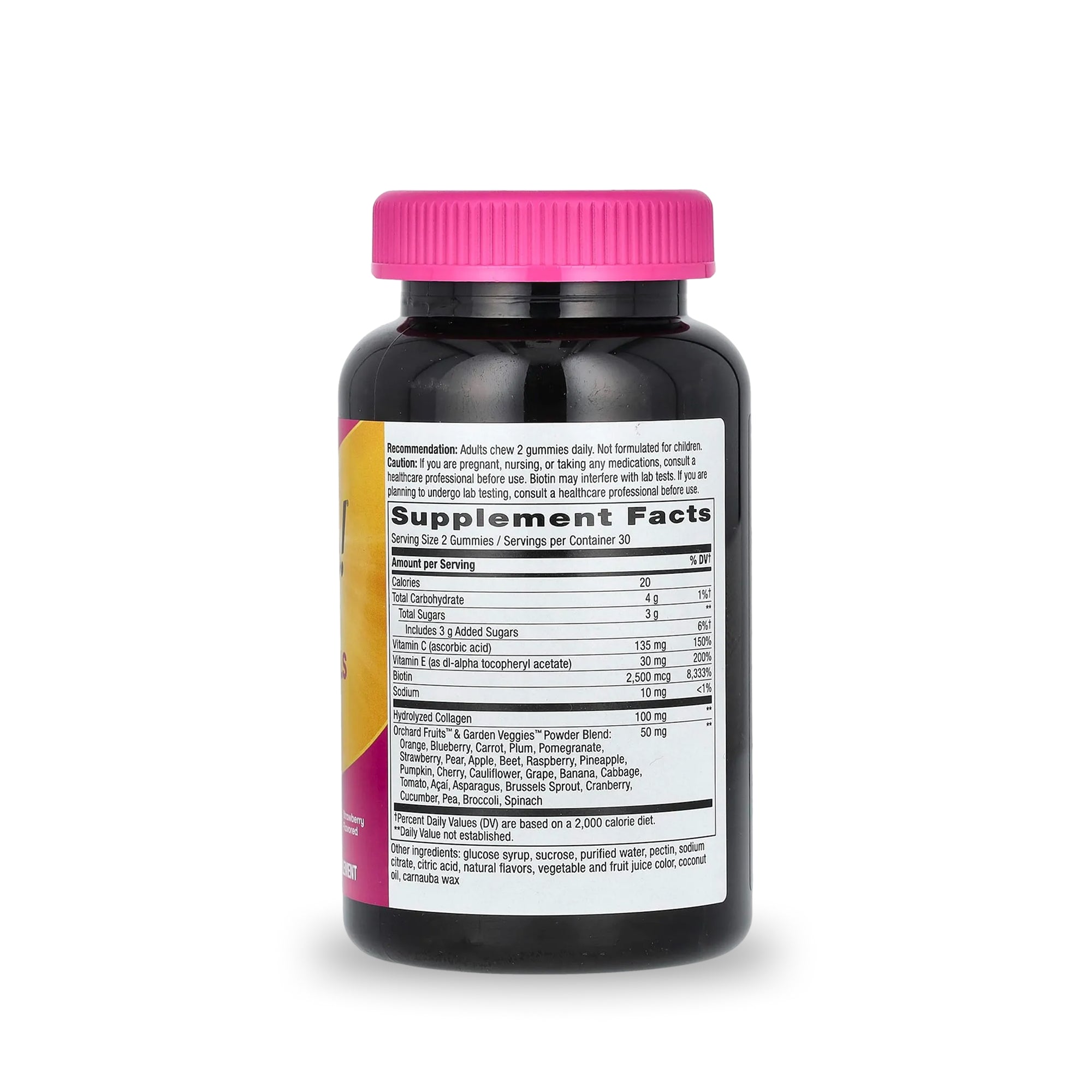 Nature's Way Alive! Hair Skin & Nails With Collagen & Biotin Strawberry 60 Gummies