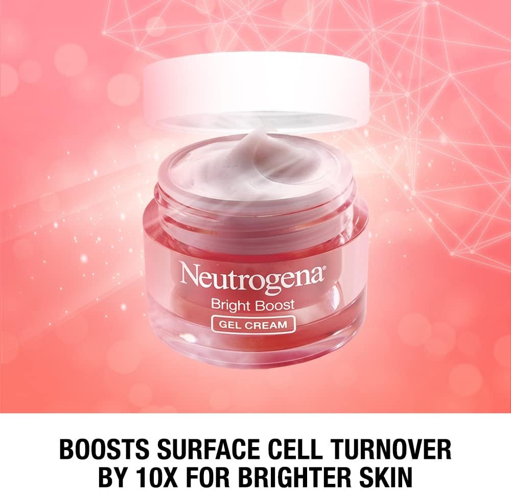 Neutrogena Bright Boost Gel Cream – Brightening Face Moisturizer, 1.7 oz