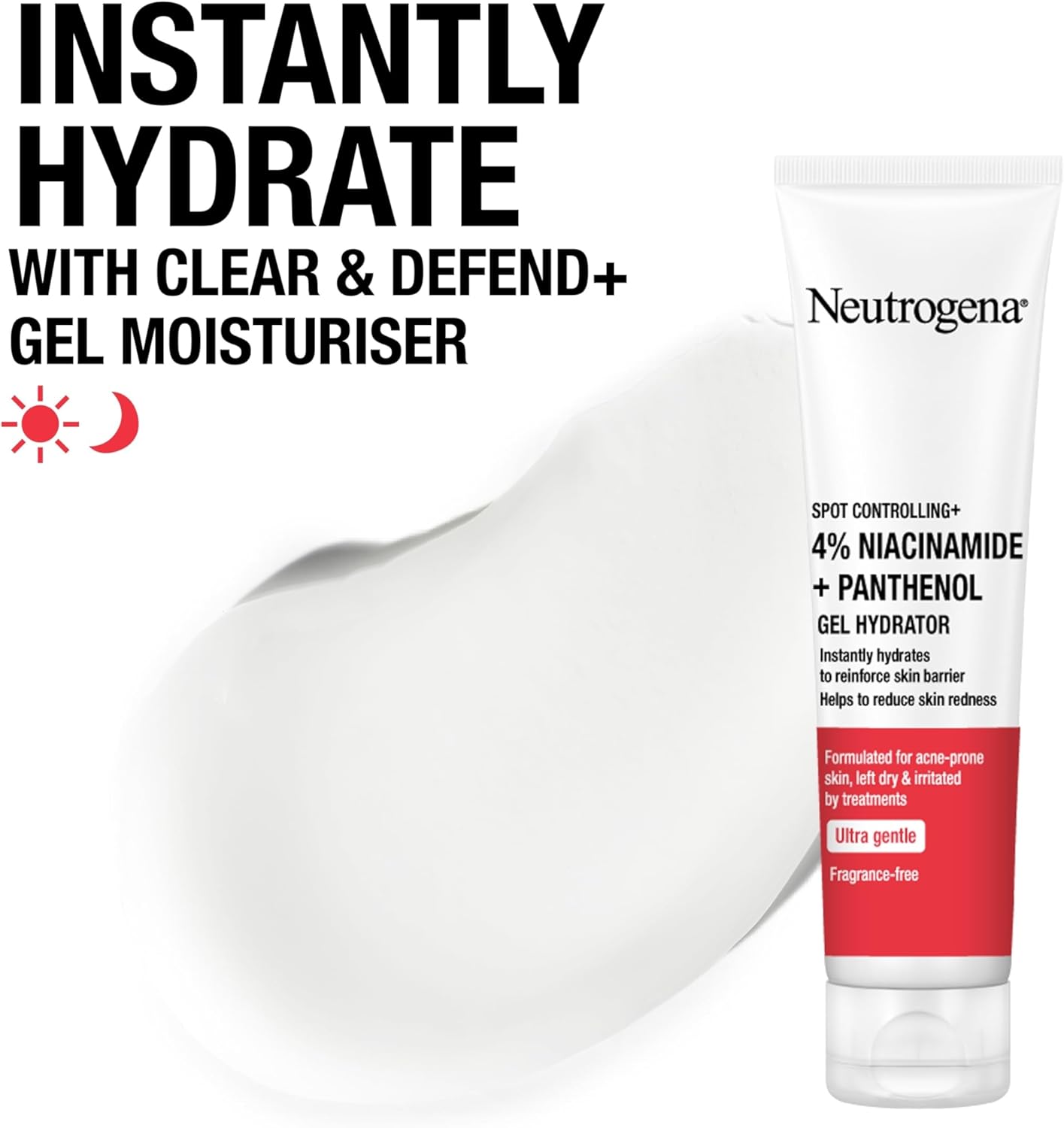Neutrogena Spot Control Gel Hydrator – Niacinamide & Panthenol 50ml