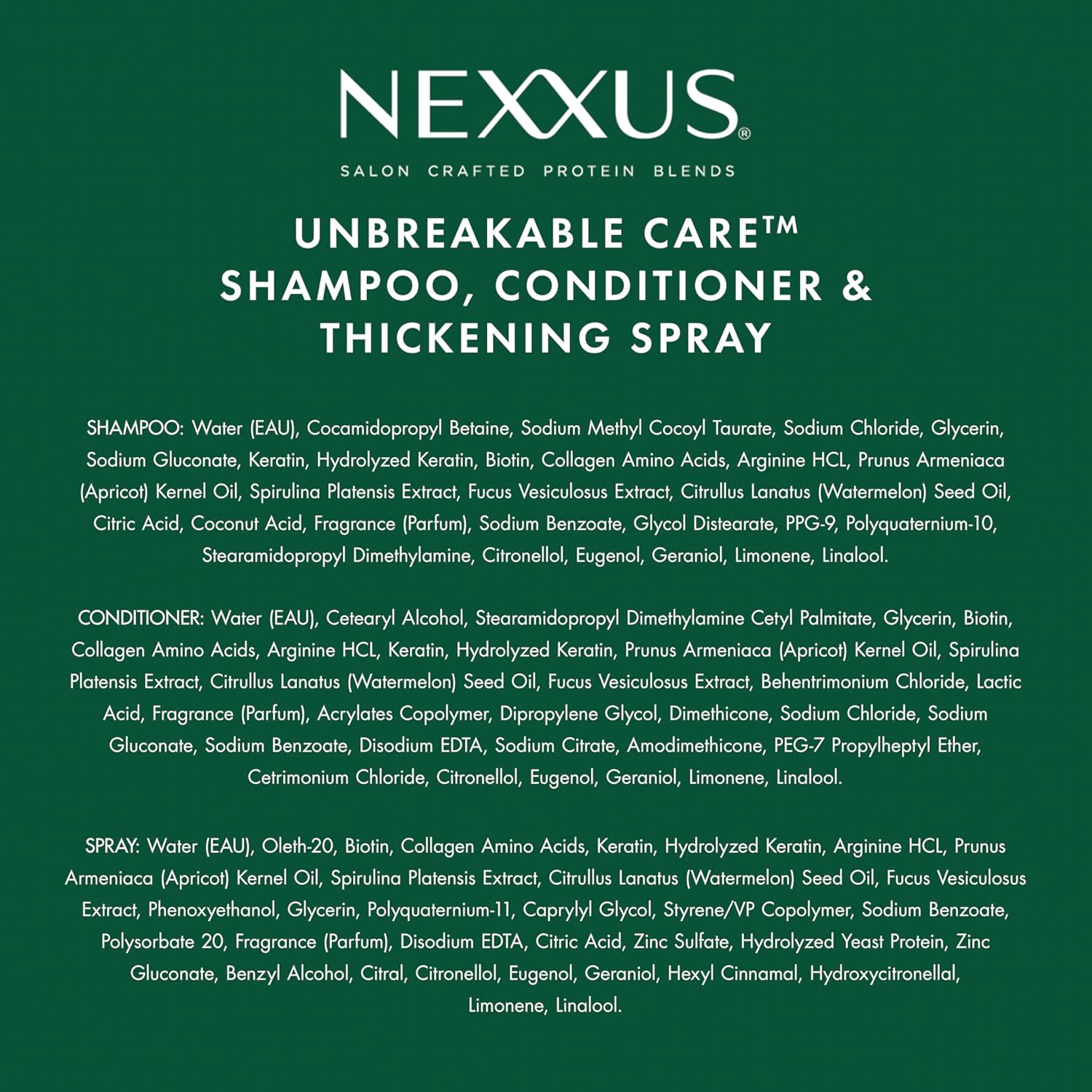 Nexxus Unbreakable Care Conditioner